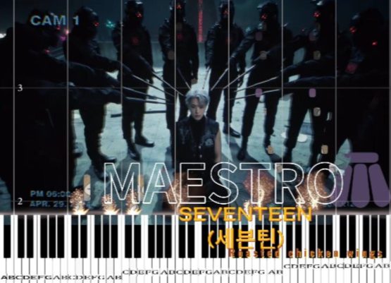 MAESTRO–SEVENTEEN钢琴曲钢琴版五线谱